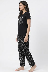 Zivame Knit Cotton Pyjama Set - Tap Shoe — thumbnail 3